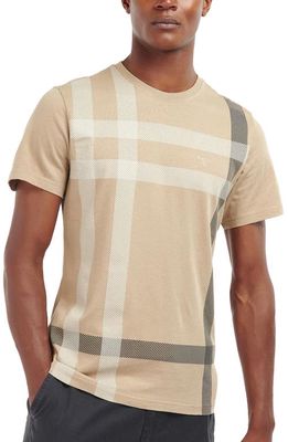 Barbour Norman Plaid T-Shirt in Washed Stone