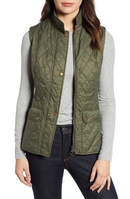 Barbour Otterburn Vest in Olive at Nordstrom, Size 8 Us