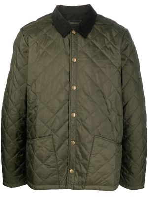 Barbour padded button-up jacket - Green