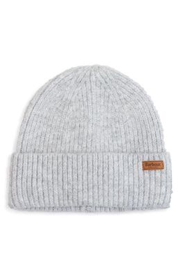 Barbour Pendle Beanie in Light Grey