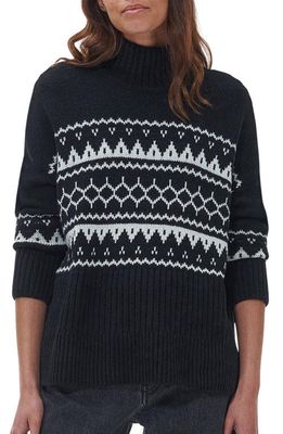 Barbour Pine Turtleneck Sweater in Black