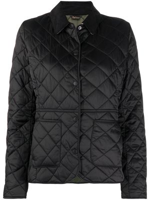 Barbour quilted fitted jacket - Black