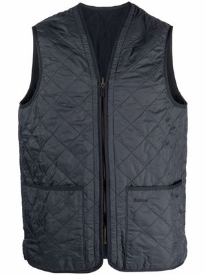 Barbour quilted pouch-pocket gilet - Blue