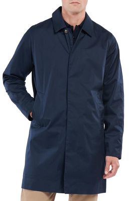 Barbour Rokig Waterproof Long Coat in Navy/Summer Navy