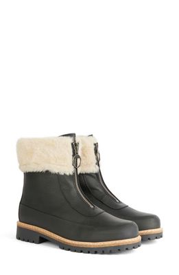Barbour Rowen Faux Fur Lined Boot in Black