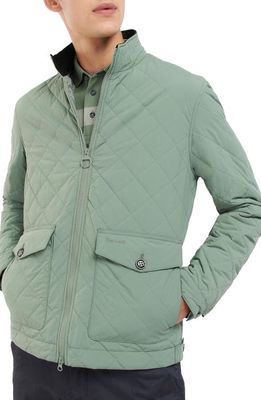 Barbour Rydal Quilted Nylon Jacket in Agave Green