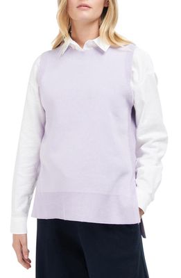 Barbour Ryhope Cotton Tunic Sweater Vest in Iris