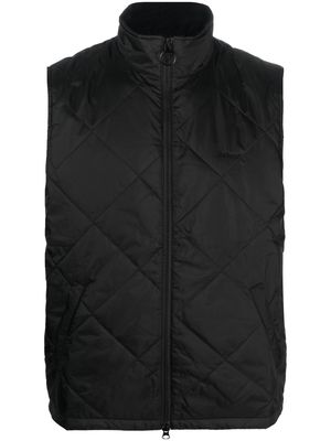 Barbour sleeveless quilted-finish vest - Black