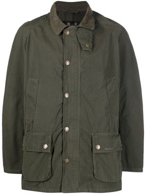 Barbour spread-collar shirt jacket - Green