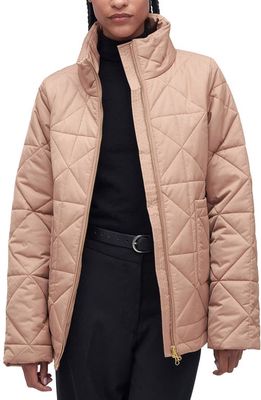 Barbour Stella Quilted Coat in Sepia/Muted