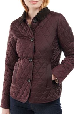Barbour Sterndale Quilted Jacket in Eggplant