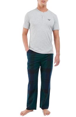 Barbour Stirling Short Sleeve Stretch Cotton Pajamas in Classic Tartan