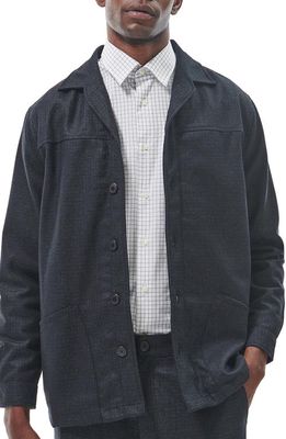 Barbour Stonefort Overshirt in Charcoal