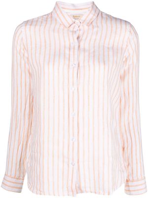 Barbour stripped long-sleeve shirt - White