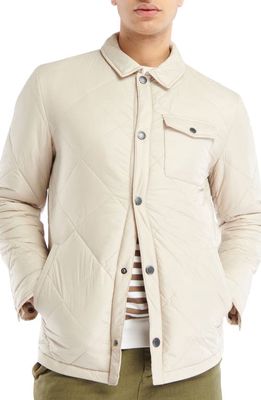 Barbour Summer Quilted Shirt Jacket in Mist