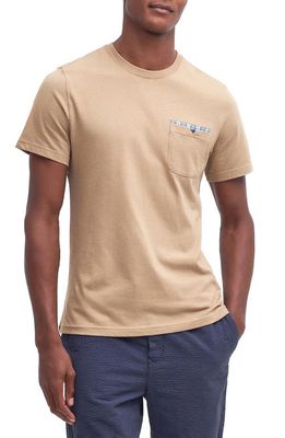 Barbour Tayside Pocket T-Shirt in Military Brown