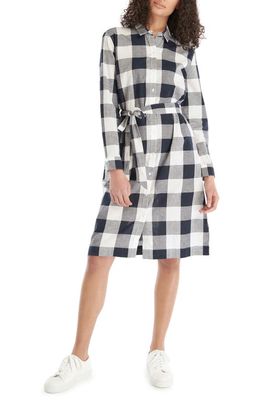 Barbour Tern Check Shirtdress in Navy Check