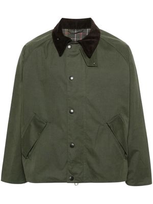 Barbour Transporter contrasting-collar jacket - Green