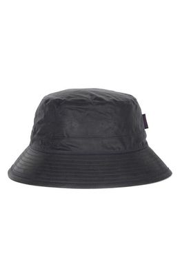 Barbour Wax Sports Bucket Hat in Navy