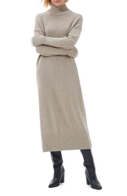 Barbour Winona Long Sleeve Midi Sweater Dress in Light Fawn