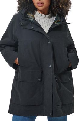 Barbour Winter Beadnell Waterproof Jacket in Black