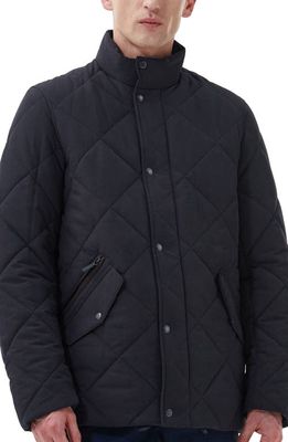 Barbour Winter Chelsea Quilted Jacket in Navy