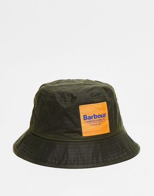 Barbour x ASOS exclusive unisex bucket hat in olive-Green