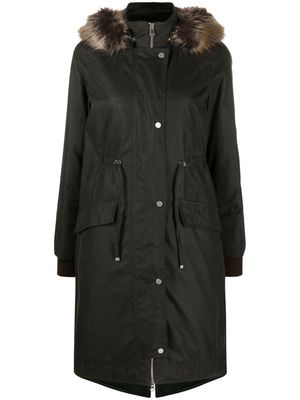 Barbour zip-fastening hooded coat - Green
