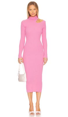 Bardot Ainsley Midi Dress in Pink