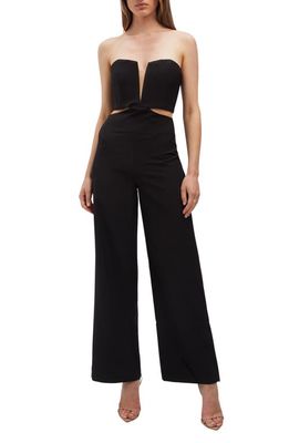 Bardot Ambiance Strapless Jumpsuit in Black