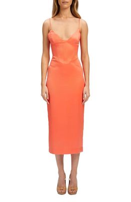 Bardot Ayla Sleeveless Sheath Dress in Orange Fizz
