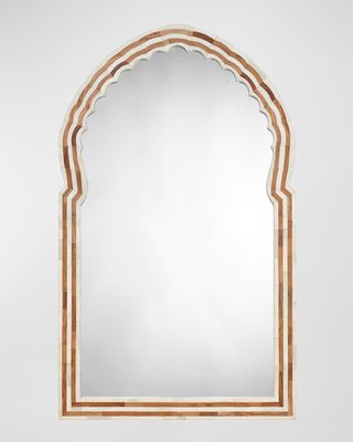 Bardot Bone & Wood Mirror