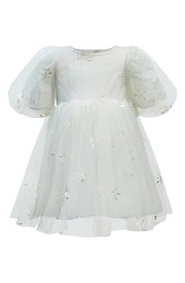Bardot Kids' Butterfly Tulle Party Dress in Orchid White