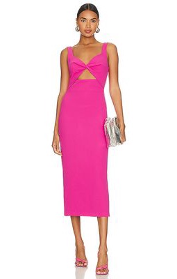 Bardot Maja Midi Dress in Pink