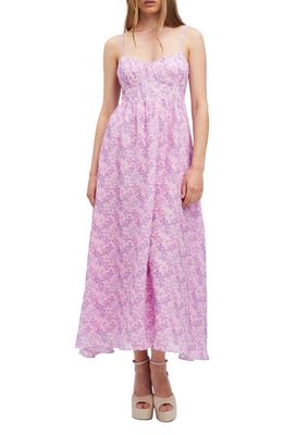Bardot Milika Floral Corset Dress in Lavender Floral