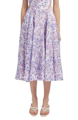 Bardot Mirabelle Floral Print Skirt in Lilac Floral
