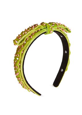 Bardot Slim Embellished Velvet Headband