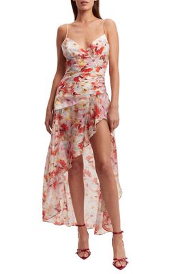 Bardot Sorella Floral High Low Dress in Painterly Floral