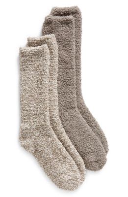barefoot dreams 2-Pack CozyChic Socks in Gray Skies Multi