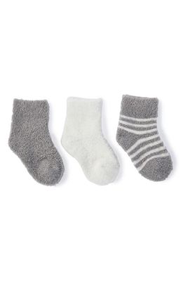 barefoot dreams 3-Pack Socks in Pewter