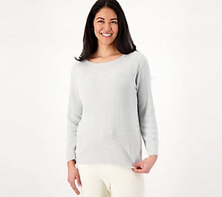 Barefoot Dreams CCL Ribbed Sleeve Pullover