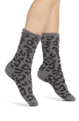 barefoot dreams CozyChic™ Barefoot in the Wild Socks in Graphite-Carbon