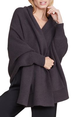 barefoot dreams CozyChic Blanket Wrap in Carbon