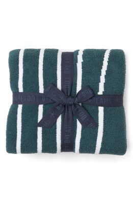 barefoot dreams CozyChic Endless Road Throw Blanket in Dark Emerald Multi