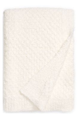 barefoot dreams CozyChic™ Honeycomb Throw Blanket in Pearl