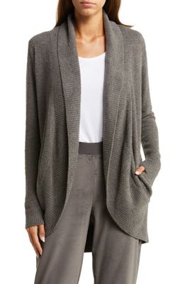 barefoot dreams CozyChic Lite Circle Cardigan in Mineral