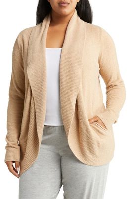 barefoot dreams CozyChic Lite® Circle Cardigan in Soft Camel