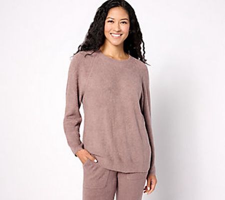 Barefoot Dreams CozyChic Lite Rib Blocked Pullover
