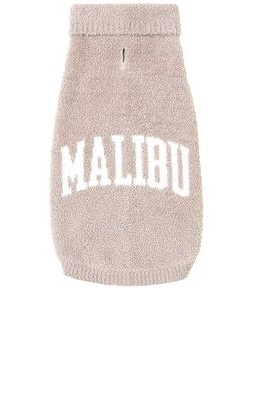 Barefoot Dreams CozyChic Malibu Pet Sweater in Taupe