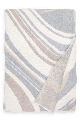 barefoot dreams CozyChic™ Marble Pattern Throw Blanket in Ocean Multi